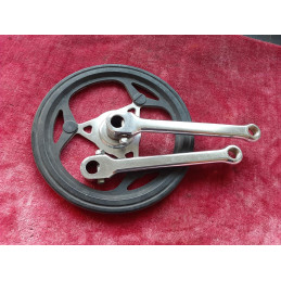 Pedaleiro crankset Made in France 46 dentes 170mm vista frontal