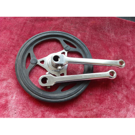 Pedalier Crankset MADE IN FRANCE 46 170 14×1.25 vintage bike 🇫🇷 D8