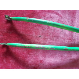Detalhe da rosca do tubo de direção – forqueta aço