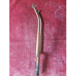 Overall length measurement of the vintage steel bicycle fork.