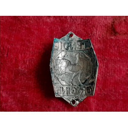 Vintage TENDIL Bicycle Head Badge - Original