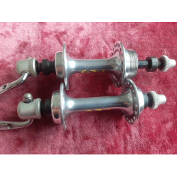 ALPIN vintage front and rear hubs Duralumin 36/36H