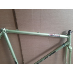 Overall rear triangle view Motobecane vintage frame