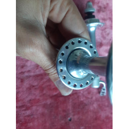 ALPIN vintage front and rear hubs Duralumin 36/36H