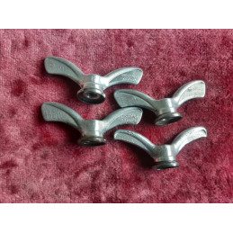 Ecrous Papillons BELL 1940s-50s Vélo ancien a 8/9.5mm Maxi Car Singer Charrel F10