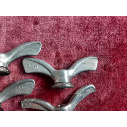 Ecrous Papillons BELL 1940s-50s Vélo ancien a 8/9.5mm Maxi Car Singer Charrel F10