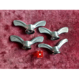 Ecrous Papillons BELL 1940s-50s Vélo ancien a 8/9.5mm Maxi Car Singer Charrel F10