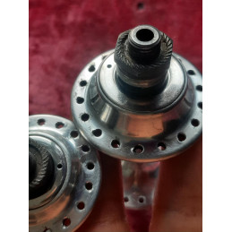 Componentes del cierre rápido de los bujes Campagnolo vintage