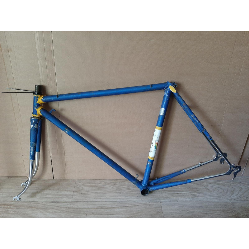 Cadre velo PEUGEOT PHX10 1950 FULL REYNOLDS 531 2635g 52*54cm 119.4mm BFFF D4
