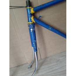Cadre velo PEUGEOT PHX10 1950 FULL REYNOLDS 531 2635g 52*54cm 119.4mm BFFF D4