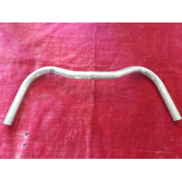 Left side curve and brake lever mounting area on vintage handlebars