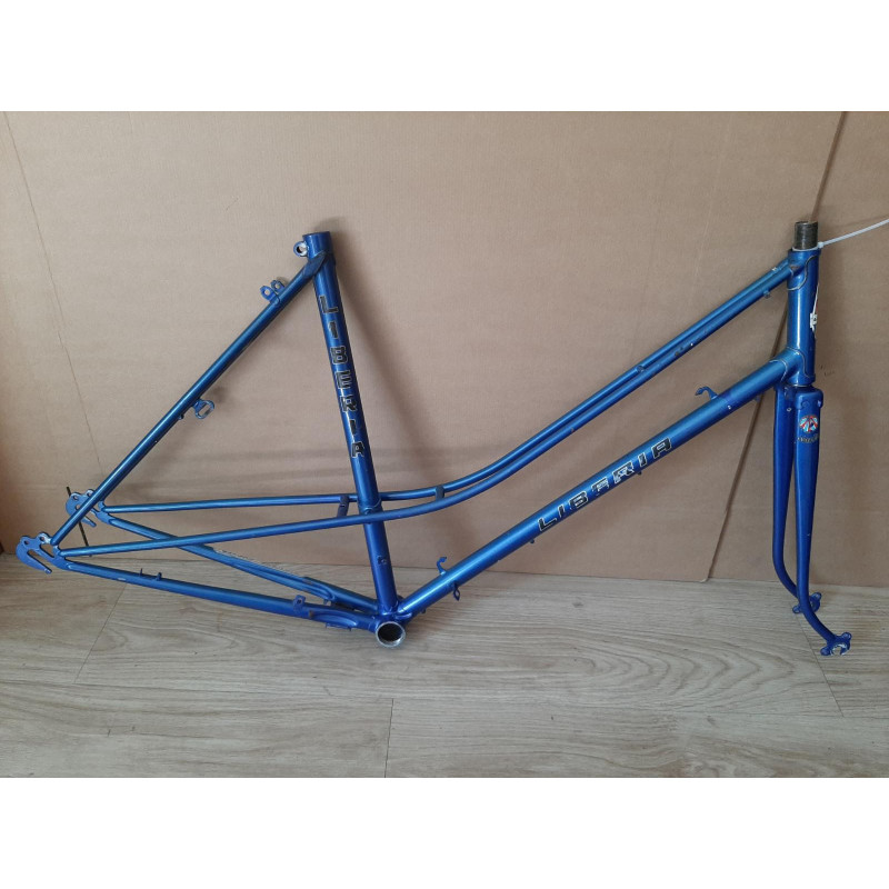 Vista lateral del cuadro de acero Liberia 650B Lady de 52cm