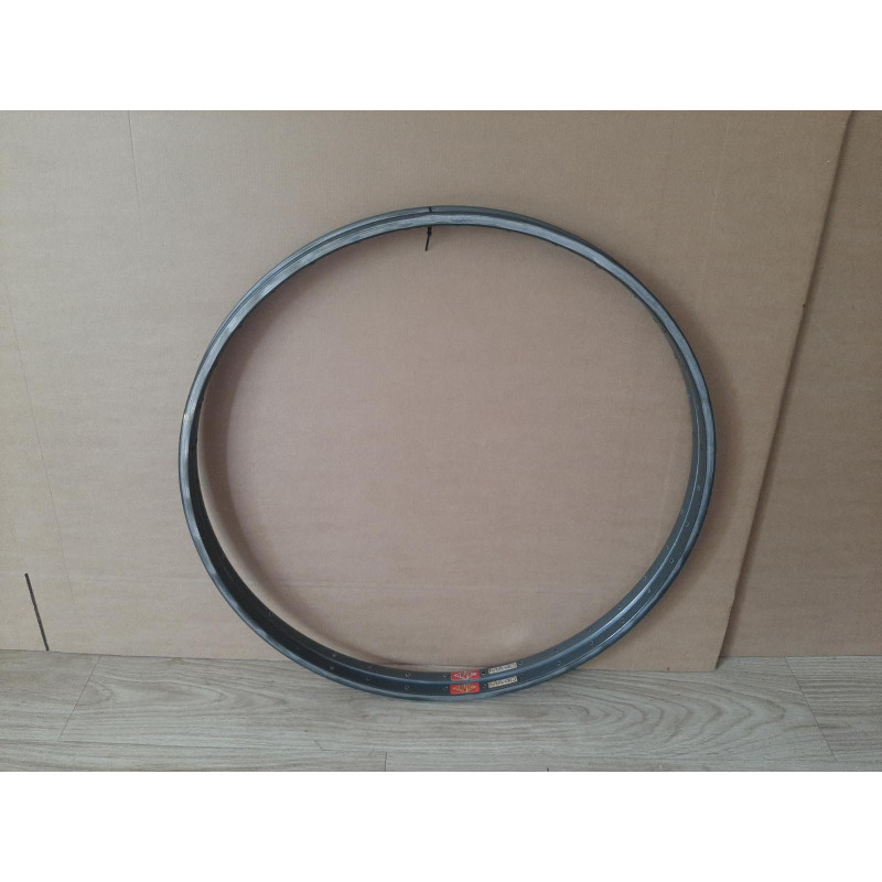 Coppia cerchi MAVIC MA40 grigio scuro 700c 36 fori vista frontale