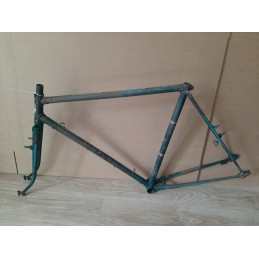 Telaio bici da turismo CLUZEL 1950 vista laterale completa