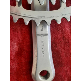 Pedalier Crankset Campagnolo VICTORY  52-42 170 STRADA 9/16 good condition D6