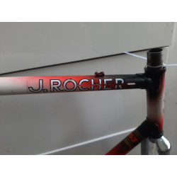Reynolds 453 tubing decal on hand-crafted J. Rocher frame