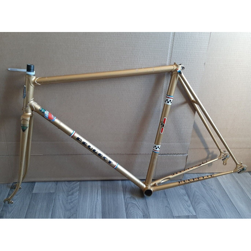 Cadre velo PEUGEOT PS10 REYNOLDS 531 2930g 56×55.5cm 122 mm B.SUISSE/FF 🇫🇷 D11