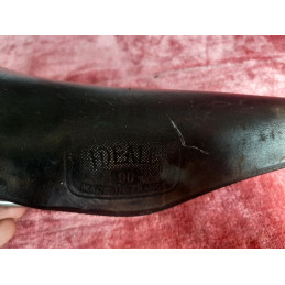 Selle de vélo ancienne IDEALE 90 TB rodée main Rebour vue de dessus
