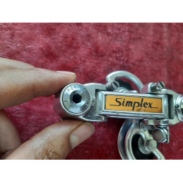 Particolare del sistema di tensionamento – cambio SIMPLEX d'epoca