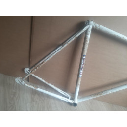 Head tube lugs detail on Superator vintage bicycle