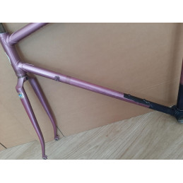 Vitus 181 double butted tubing decal on the D. PIATON vintage bicycle frame