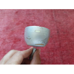 Vintage bicycle headlight SOUBITEZ - side angle view