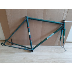 DIAFERIA 700c vintage steel frame 52.5cm - Side profile