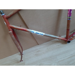 Cadre LE SUPER 3260g 56×56cm BFFF 116,4mm vintage bike 700C D5