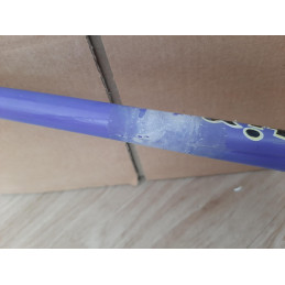 Liberia bicycle frame - seatstay and top tube junction left side