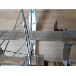 Roue arrière VTT 20" (21-406)  130.6mm vintage D4
