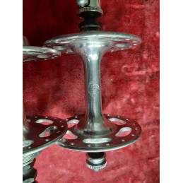 Campagnolo large flange hubs vintage Bianchi Colnago M34.7x100 36/36