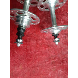 Campagnolo large flange hubs vintage Bianchi Colnago M34.7x100 36/36