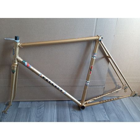 Cadre Peugeot PS10 Reynolds 531 vue latérale complète