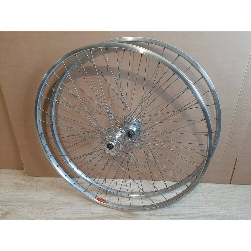 2 Roues SUPER CHAMPION 700c randonneuse CLINCHER rims pneus 🇫🇷 D10