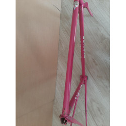 Brake bridge detail on Mercier steel road frame