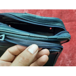 Bolsa guiador cicloturismo – pormenor fecho direito