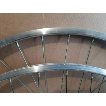 2 Roues SUPER CHAMPION 700c randonneuse CLINCHER rims pneus 🇫🇷 D10