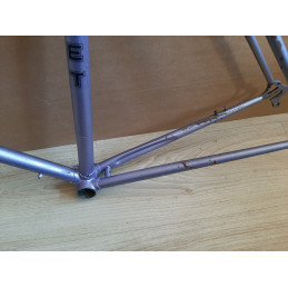 Seat tube measurement markings Ginet steel frame