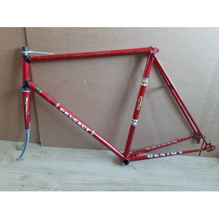 Cadre velo PEUGEOT PR10 REYNOLDS 531 3195g 60*58.5cm 122mm BFFF EROICA D11