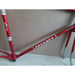 Cadre velo PEUGEOT PR10 REYNOLDS 531 3195g 60*58.5cm 122mm BFFF EROICA D11