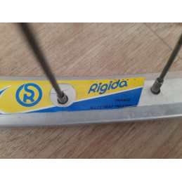 Pair of RIGIDA 26" MTB Clincher Wheels 20-559 with Tyres