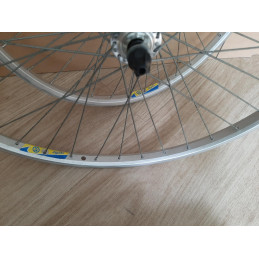 Pair of RIGIDA 26" MTB Clincher Wheels 20-559 with Tyres