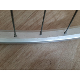 Pair of RIGIDA 26" MTB Clincher Wheels 20-559 with Tyres