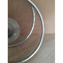 Pair of RIGIDA 26" MTB Clincher Wheels 20-559 with Tyres