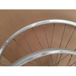 Pair of RIGIDA 26" MTB Clincher Wheels 20-559 with Tyres