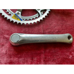 Pédalier Crankset SHIMANO biopace 42-52 170  ancien vélo 9/16 D7