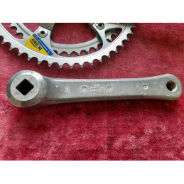 Pédalier Crankset SHIMANO biopace 42-52 170  ancien vélo 9/16 D7