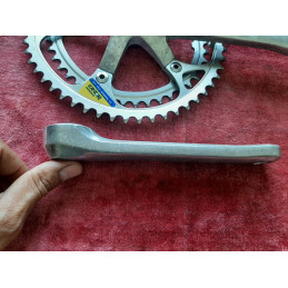 Pédalier Crankset SHIMANO biopace 42-52 170  ancien vélo 9/16 D7