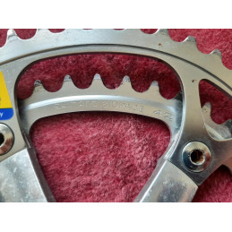 Pédalier Crankset SHIMANO biopace 42-52 170  ancien vélo 9/16 D7