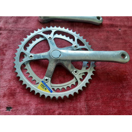 Pédalier Crankset SHIMANO biopace 42-52 170  ancien vélo 9/16 D7